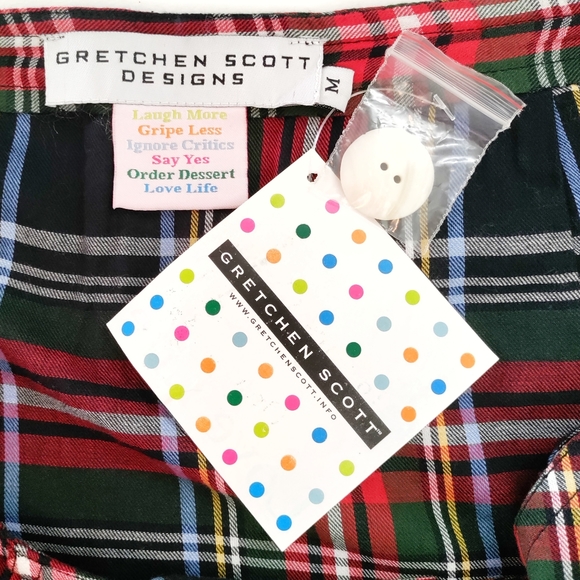 Gretchen Scott Duke Of York Cotton Tartan Plaid Skirt - Picture 5 of 7